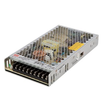 Mean Well LRS Series LED Switching Power Supply - Enclosed - 24 VDC - 100W / 200W - Optional Power Cord