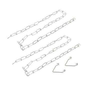 Hanging Suspension Kit with V-Hook for 4ft LED Strip Light Fixtures