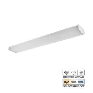  MaxLite 4ft Utility Wrap Control Ready Series with Selectable Wattage and CCT                           
                        