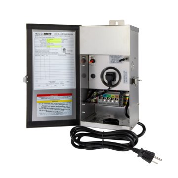 DiodeDrive 150W Low Voltage Stainless Steel Transformer - Multi-Tap 12V / 13V / 14V / 15V Output - Optional Photocell