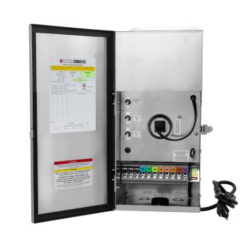 DiodeDrive 900W Low-Voltage Stainless Steel Landscape Transformer - Multi-Tap 12V-18V and 22V Outputs - Optional Photocell