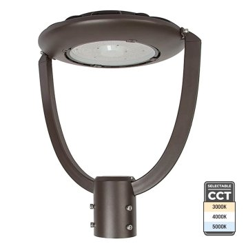 75W LED Post Top Light - Field-Selectable CCT - 10,500 Lumens -  250W MH Equivalent - Optional Photocell - 3000K / 4000K / 5000K