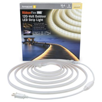 Armacost Lighting RibbonFlex Pro Outdoor LED Strip Light - 120V - 5m - 2700K / 3000K / 4000K