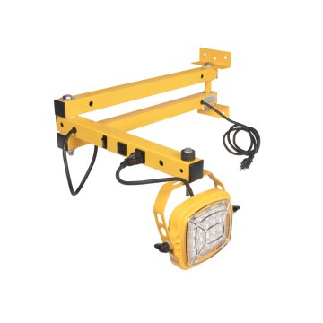 30 W LED Collapsible Dock Light - 40” Adjustable Mounting Arm - 4,200 Lumens - 5000K