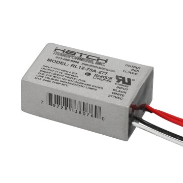 Hatch RL Series Dimmable Low Voltage Electronic Transformer - 277 VAC - Class 2 - 75W