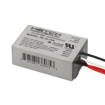 Hatch RL Series Dimmable Low Voltage Electronic Transformer - 120 VAC - Class 2 - 75W