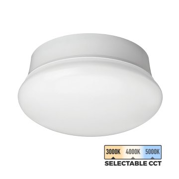 ETi 7" Selectable CCT LED Spin Light Downlight - 11W Flush Mount Ceiling Light - Dimmable - 810 Lumens