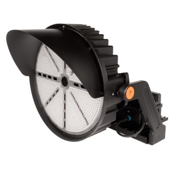 1,000W LED Stadium Light with Yoke Mount and Reflector - 200-480V - 2,000W MH Equivalent - 147,000 Lumens - 5000K