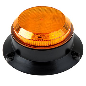 4-3/4&quot; Amber LED Strobe Light Beacon with 8 LEDs