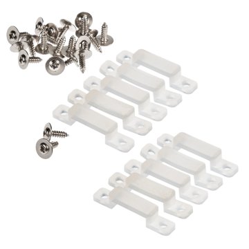 12mm Silicone Mounting Clip and Screws for STW Series Waterproof Strip Lights
