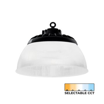 LED UFO High Bay Light with Reflector - Sensor Ready - Selectable Wattage and CCT - Up to 1,000 MH Equivalent - Up to 38,400 Lumens