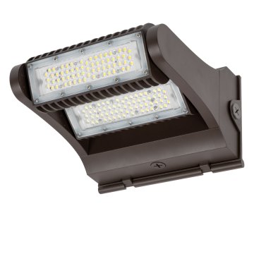 Rotatable LED Wall Pack - Integrated Photocell - Up to 250 MH Equivalent - Up to 11,200 Lumens - 4000K / 5000K