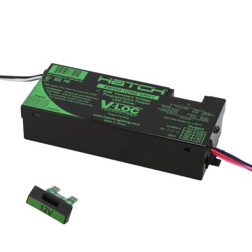 Hatch V-LOC Key Programmable Constant Voltage LED Driver - 0-10V & TOUCH Dimming - 120-277 VAC - 60W