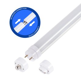 42W 8ft T8 LED Tubes - NSF Certified - Double-Ended LED Tube - Hybrid Type A+B Ballast Compatible / Ballast Bypass - 4000K