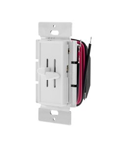 LED Dual Slide Switch and Dimmer for Standard Wall Switch Box