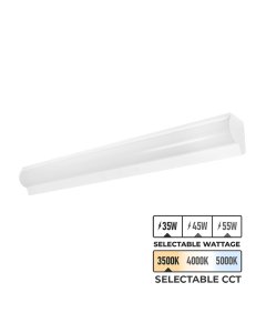4’ LED Stairwell Fixture - Selectable Wattage - Selectable CCT - Up To 6,600 Lumens - 35W / 45W / 55W - 3500K / 4000K / 5000K