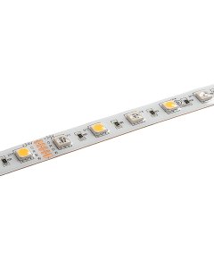 5m RGB+W LED Strip Light - Color-Changing LED Tape Light - 12V/24V - IP54 Weatherproof