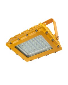 200W LED Explosion Proof Light - Class 1 Division 2 Hazardous Location Lighting - Yoke Mount - 22,000 Lumens - Yellow