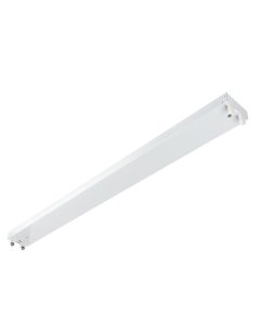 4ft LED Strip Light Fixture - 2 Lamp T8 Bulbs - LED Ready - Single Ended - Fixture Only