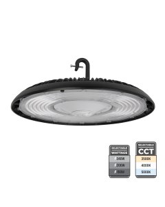 LED UFO High Bay - Field Selectable Power and Color - Up To 33,600 Lumens - 150W / 200W / 240W - 3500K / 4000K / 5000K