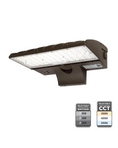 Full Cutoff LED Wall Pack with Bypassable Photocell, Selectable CCT, and Wattage. 320 Watt Metal-Halide Equivalent. Up to 8,100 Lumens.                            
                        