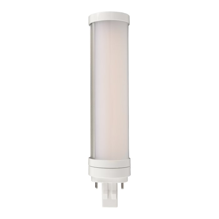 A white PL lamp with a GX23 base.
