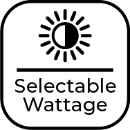 Selectable Wattage