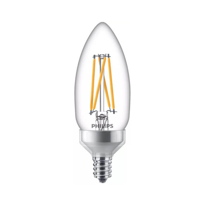 A light bulb with an E12 base.