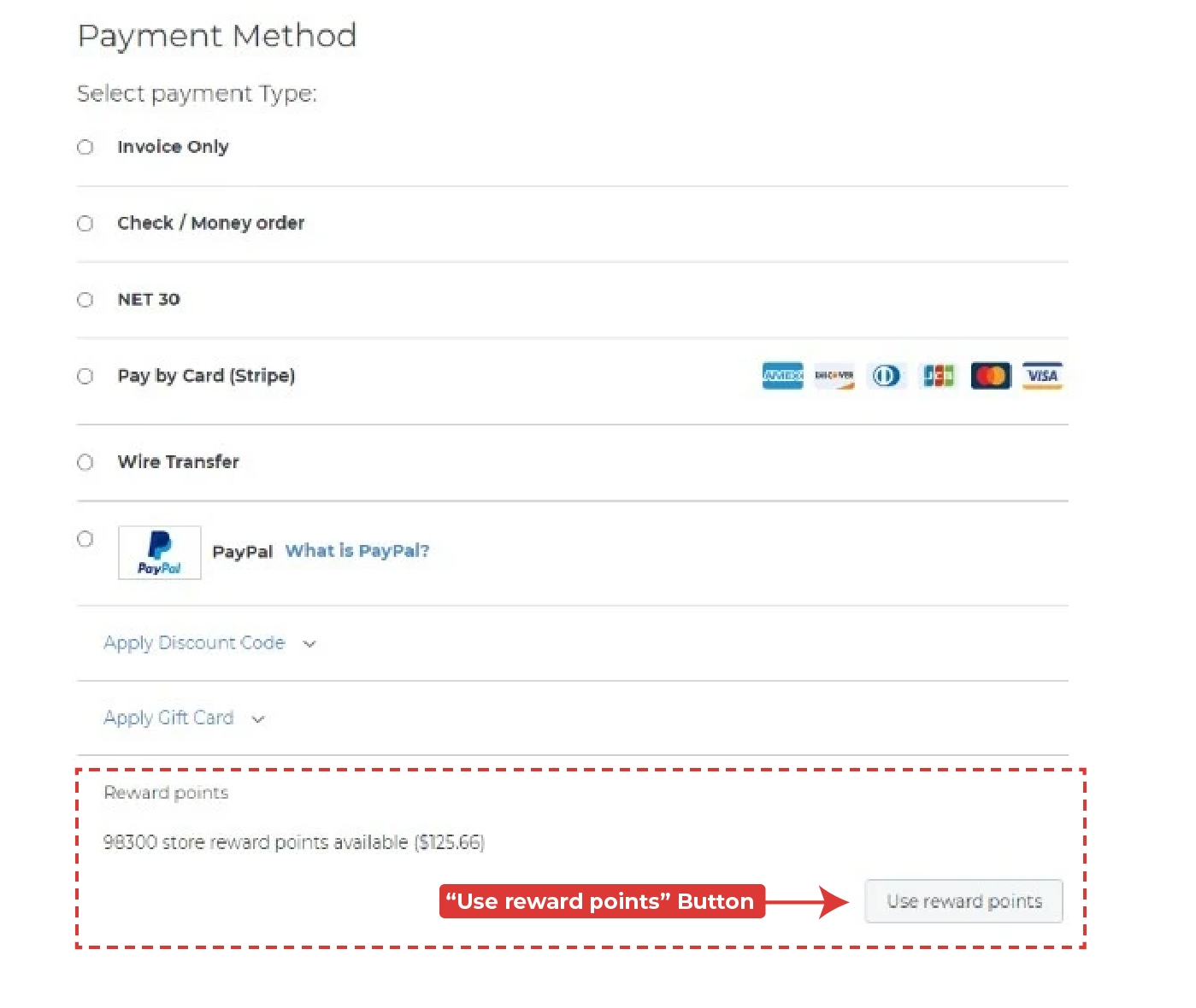 Payment Methods